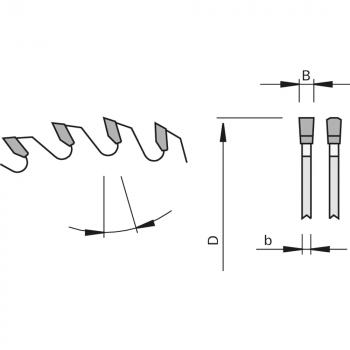 Stehle 58807955  TFP-Platten-Aufteil-Kreissägeblatt Zeichnung